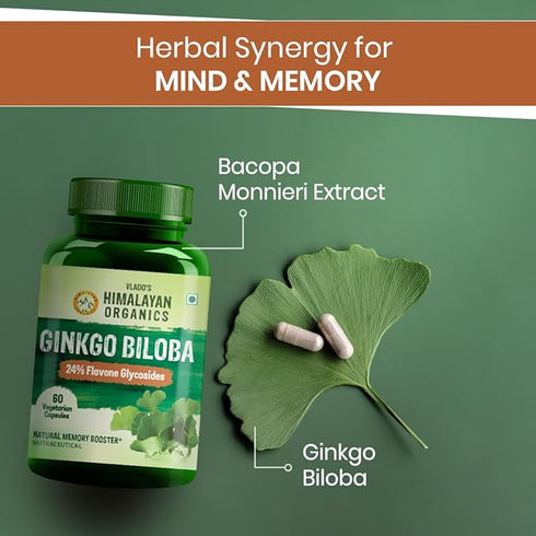 Himalayan Organics Ginkgo Biloba Capsules