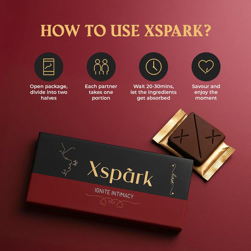 Xspark Dark Chocolate for Men & Women