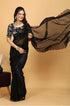 Designer Georgette Saree with Embroidered Blouse Piece