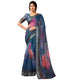 Vasthrlay Digital Printed Unstitched Pink Saree