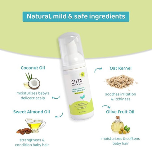 CITTA Gentle Foaming Baby Shampoo