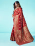 Vasthrlay Banarasi Jacquard Unstitched 3409s112n Turmeric