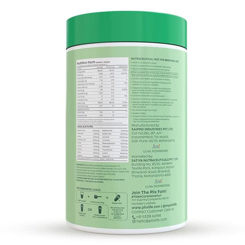 Plix Evolve Performance Plant Protein PowderCafe Mocha