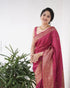 Vasthrlay Banarasi Unstitched Saree