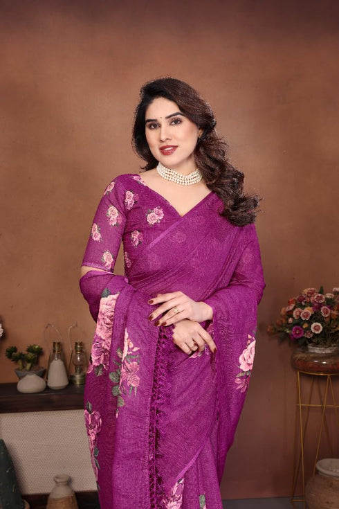 Vasthrlay Elegance Printed Lightweight Festive