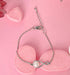 Clara 925 Sterling Silver Real Pearl Pendant Bracelet