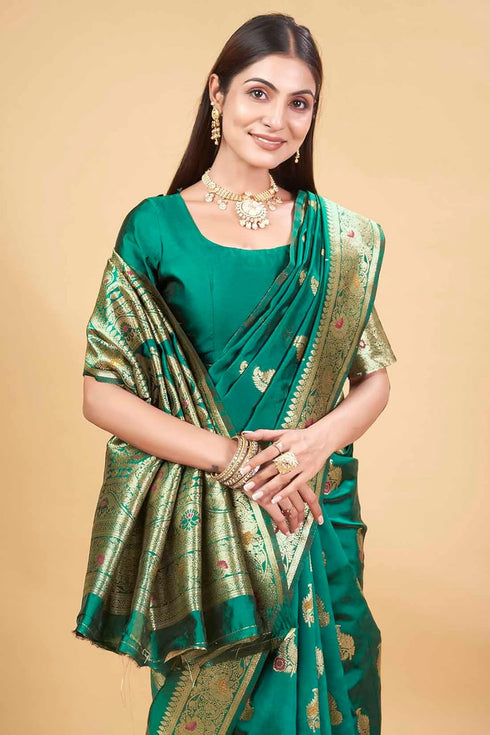 Vsathrlay Kanjivaram Banarasi Festival Wedding Ethnic Wear