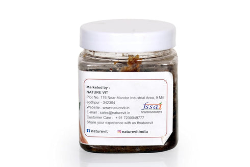 NatureVit Gulkand Jar 100% Natural Rose Petal Jam with Dhaga Mishri