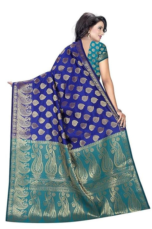 Vasthrlay Banarasi Red Black Ethnic Wear