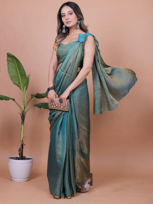 Vasthrlay Lavender Unstitched Saree