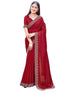 Vasthrlay Georgette Scalloped Rani Saree