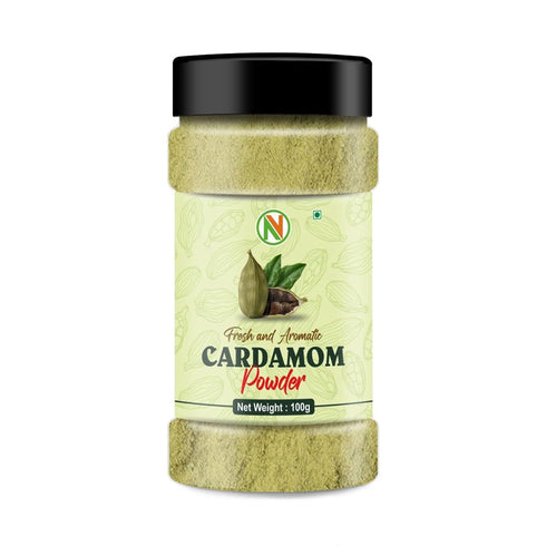 NatureVit Green Cardamom Powder Premium Elaichi for Rich Flavor
