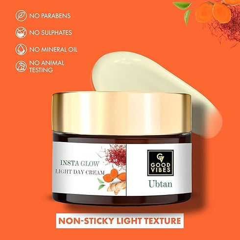 Good Vibes Ubtan Insta Glow Light Day Cream