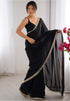 Vasthrlay Lavender Sequins Unstitched Saree
