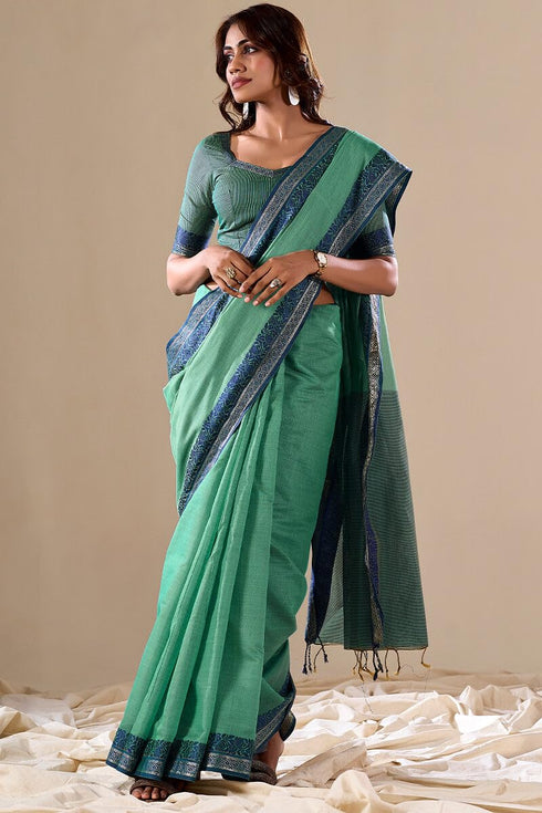 Vasthrlay Unstitched Traditional Festive Comfortable Saree