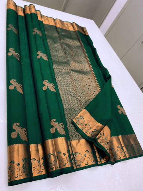 Vasthrlay Banarasi Unstitched Saree