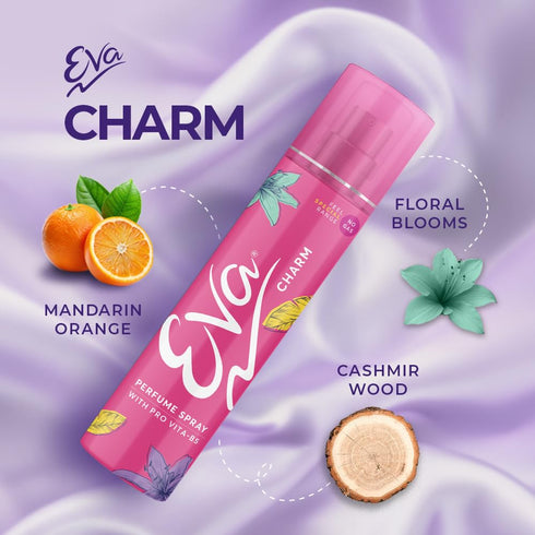EVA Aura and Charm No Gas Perfume Spray Long Lasting Perfume Body spray Floral