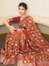 Vasthrlay Purple Kanjivaram Wedding Saree