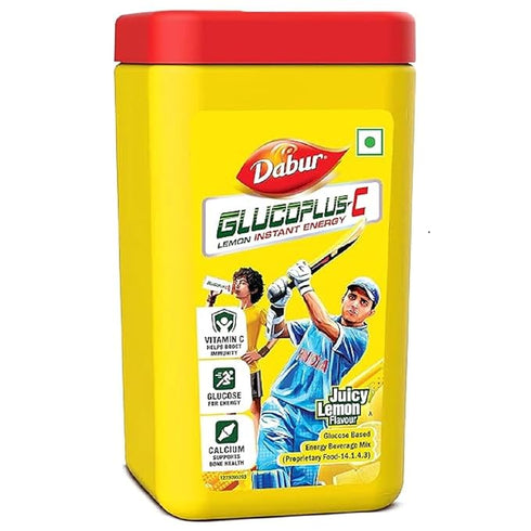 DABUR Gluco Plus C Energy Boost Lemon – 400 g Jar