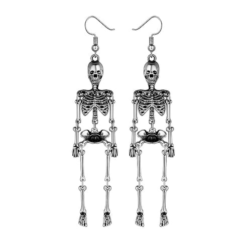 Skull Dangle Earrings Halloween