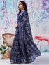 Vasthrlay Printed Unstitched 3592s1244n Navy