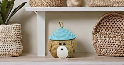 Multi-Purpose Cute Jute Basket