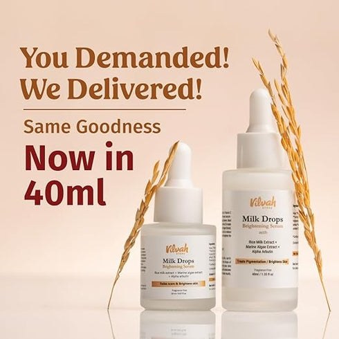 Vilvah Store Milk Drops Brightening Serum