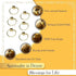 Doorbag Niranjan Kadi Brass Ring Wick Holder for Diya Bati Oil Lamps