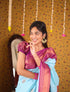 Vasthrlay Kanjivaram Magenta Traditional Festive