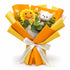 Presto Handmade Crochet Teddy Bear & Sunflower Bouquet