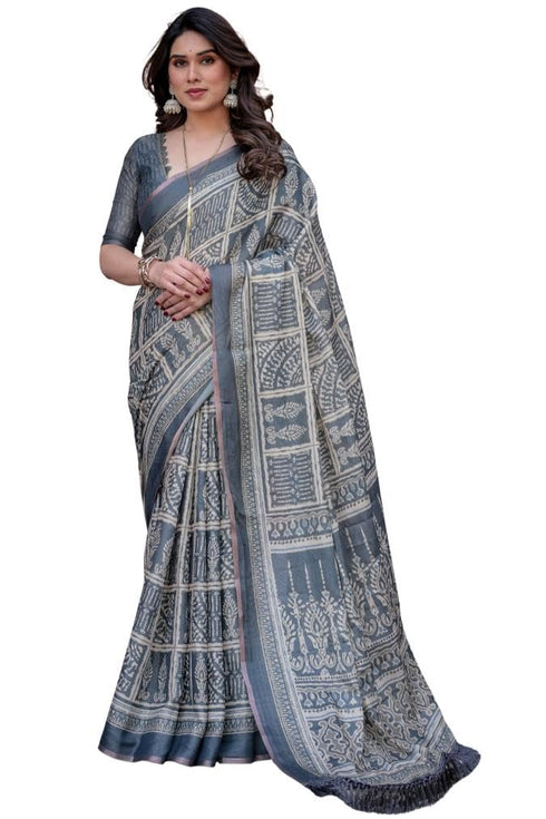 Vasthrlay Cotton Unstitched Blouse Ethnic Wear
