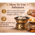 Ashtaura Bhimseni Camphor Blend With 8 Sacred Herbs