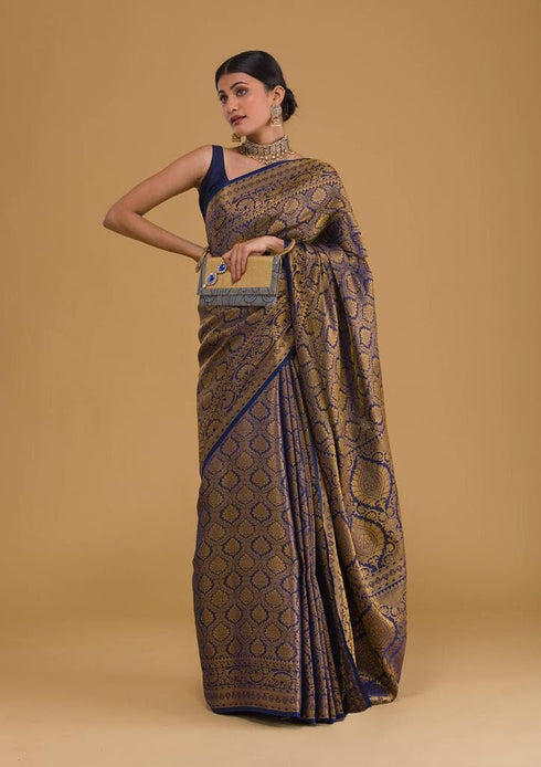 Vasthrlay Kanjivaram Woven Saree