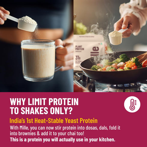 Mille Yeast Protein | Made with Fermented Yeast Protein Powder