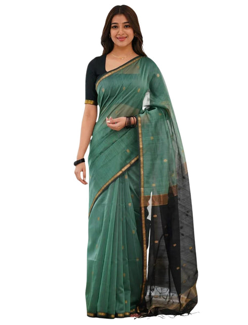 Vasthrlay Banarasi Unstitched Saree