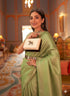 Vasthrlay Banarasi Unstitched Saree