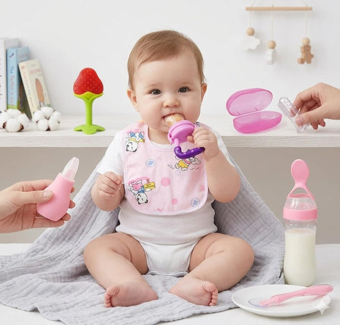 7-In-1 Baby Feeding And Teething Combo