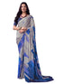 Vasthrlay Abstract Printed Unstitched Multicolor Saree