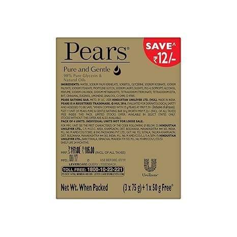 PEARS Pure & Gentle Soap Bar