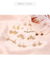Pairs Boho Crystal Earring Set Cute Hoop Stud