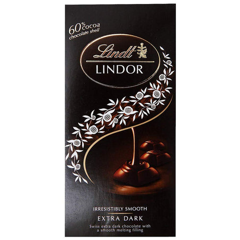 Lindt Lindor Irresistibly Smooth Extra Dark Chocolate 100gm