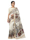 Vasthrlay Off White Printed Elephant Lightweight
