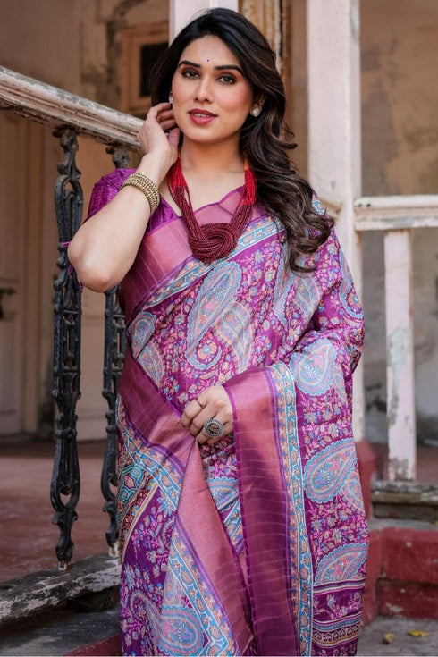 Vasthrlay Cotton Unstitched Blouse Ethnic Wear