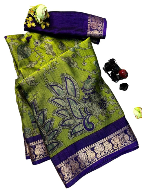Vasthrlay Kalamkari Saree Print