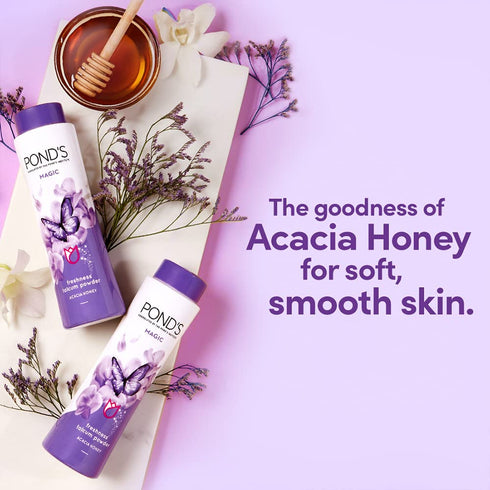 Ponds Magic Freshness Talc Acacia Honey