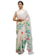Vasthrlay Printed Off White1 White Saree