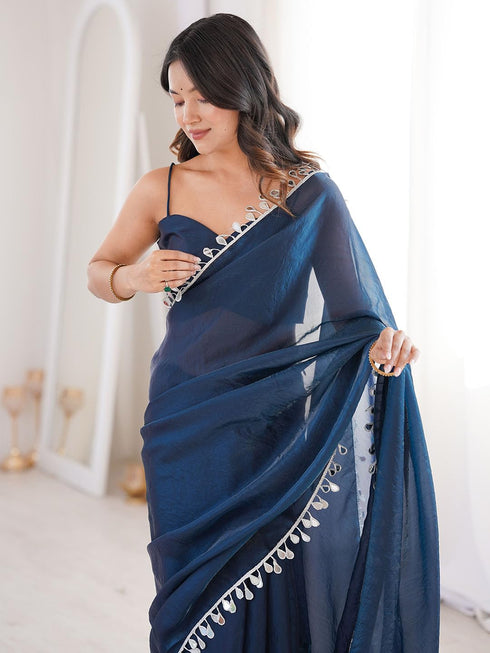 Vasthrlay Mirror Unstitched Rt Ethnic Wear