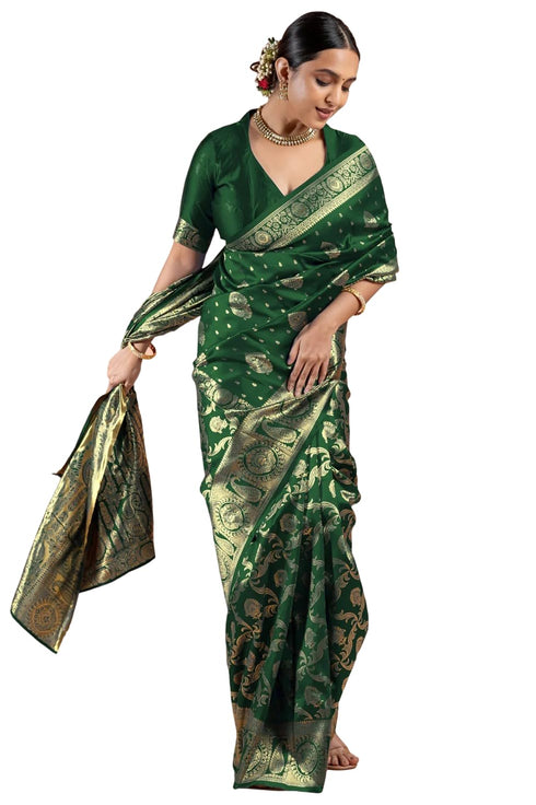 Vasthrlay Banarasi Woven Saree