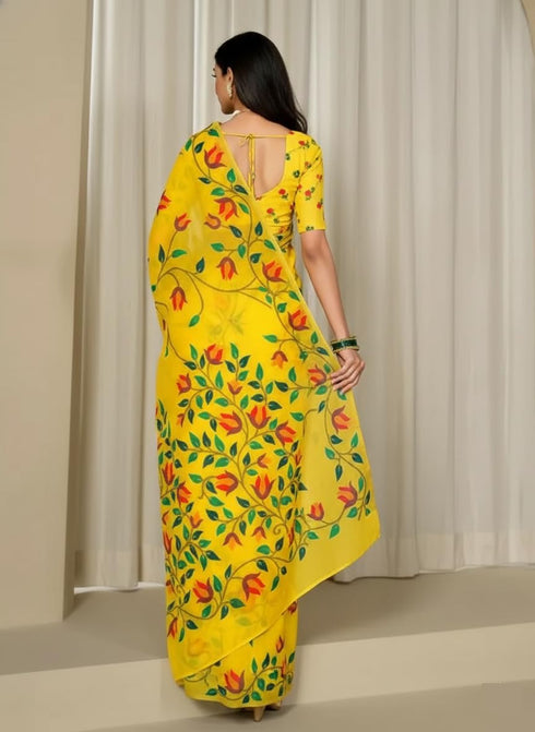 Vasthrlay Printed Multicolor Kalamkari Unstitched