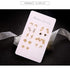 Pairs Boho Crystal Earring Set Cute Hoop Stud